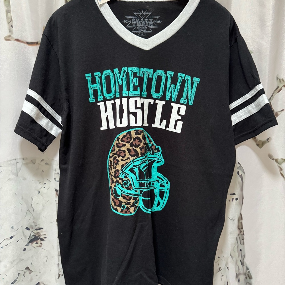 Crazy Train Black Hometown Hustle Tee